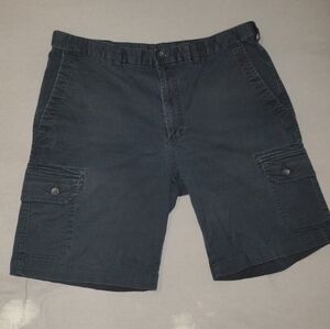 Haggar Men's Dark Cargo Shorts